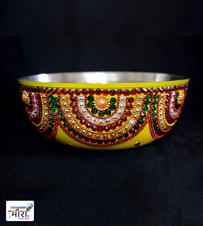 Haldi Bowl | Diamond-Stone